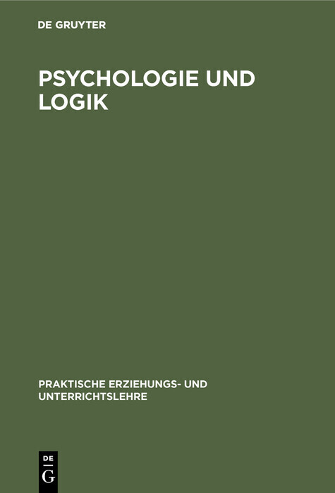 Psychologie und Logik main product photo