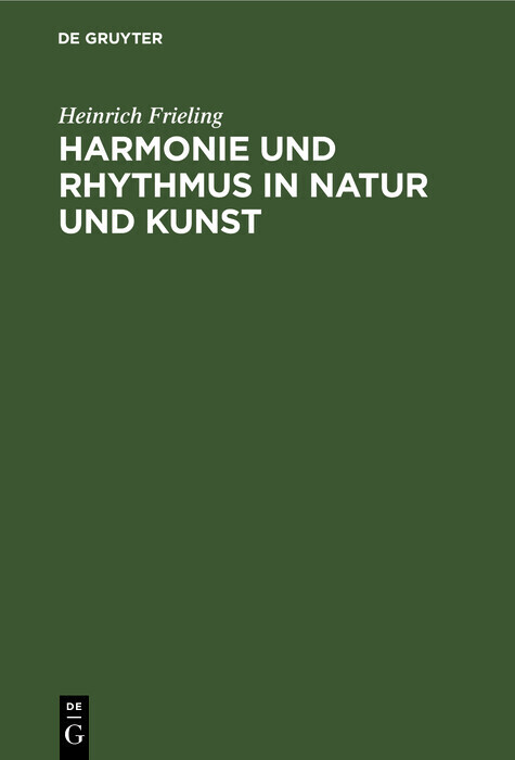 Harmonie und Rhythmus in Natur und Kunst main product photo