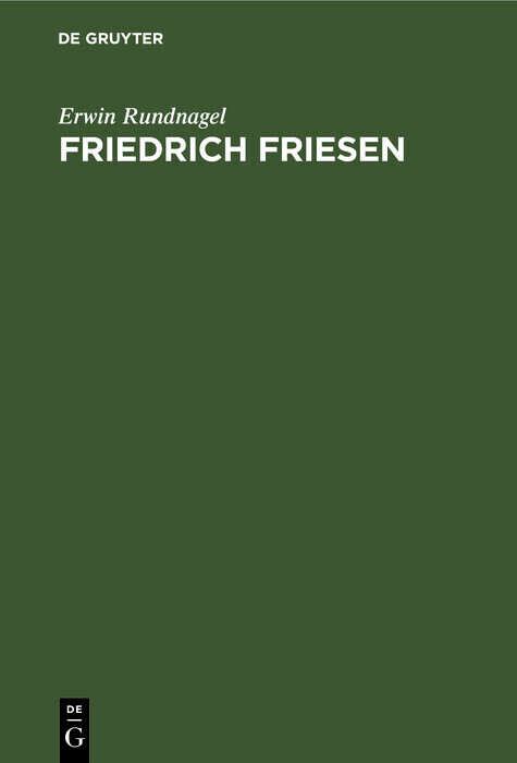 Friedrich Friesen main product photo