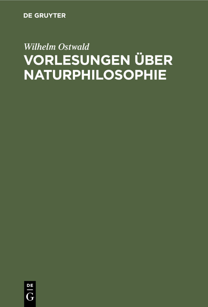 Vorlesungen über Naturphilosophie main product photo