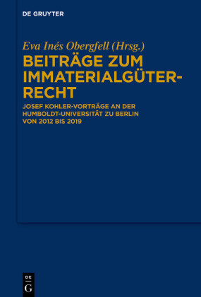 Beiträge zum Immaterialgüterrecht