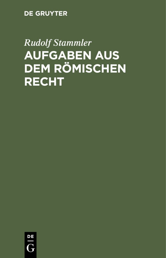 Aufgaben aus dem römischen Recht main product photo