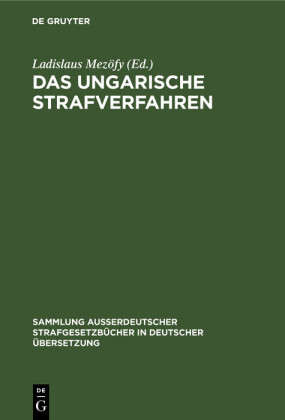 Das ungarische Strafverfahren