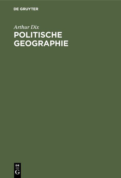 Politische Geographie main product photo