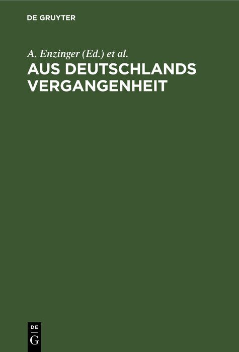 Aus Deutschlands Vergangenheit main product photo