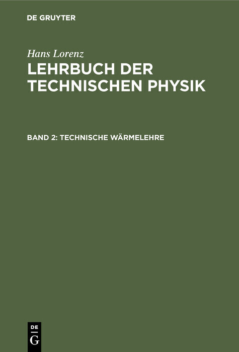 Technische Wärmelehre main product photo