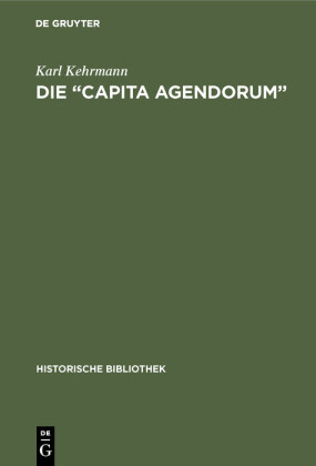 Die 'Capita agendorum'
