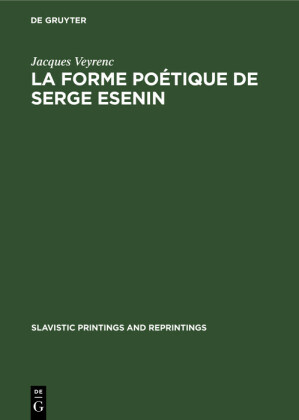 La forme poétique de Serge Esenin