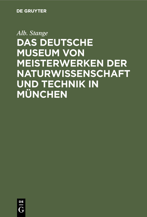Das Deutsche Museum von Meisterwerken der Naturwissenschaft und Technik in München main product photo