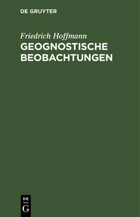 Geognostische Beobachtungen main product photo