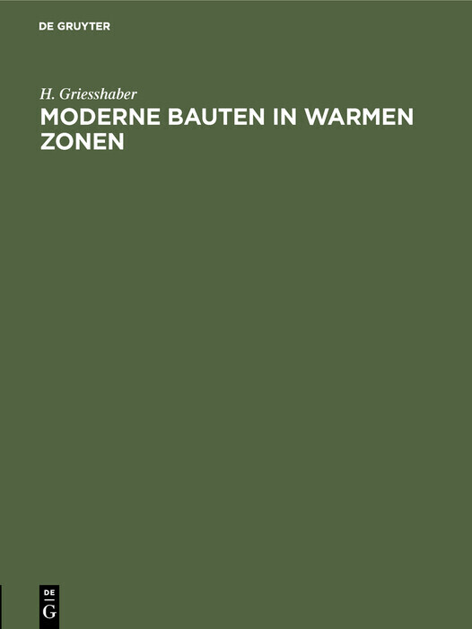 Moderne Bauten in warmen Zonen main product photo