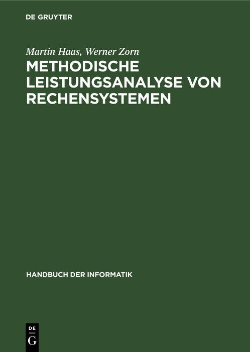 Methodische Leistungsanalyse von Rechensystemen main product photo