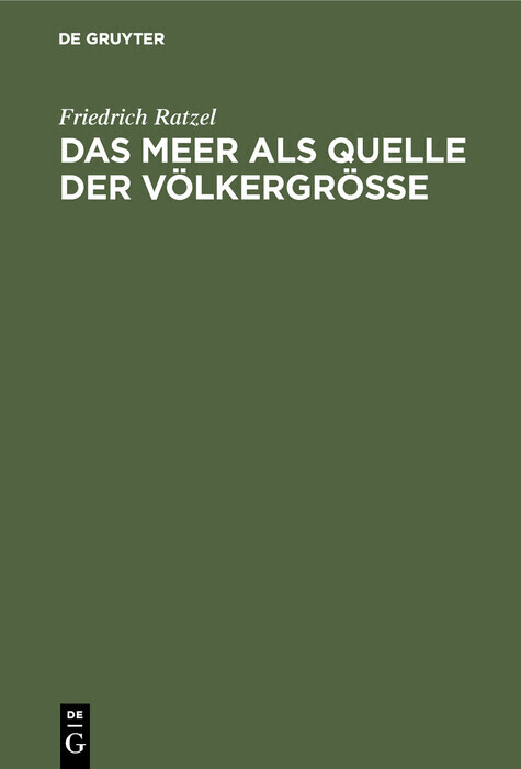 Das Meer als Quelle der Völkergröße main product photo