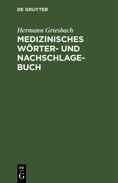 Medizinisches Wörter- und Nachschlagebuch main product photo