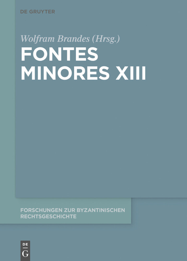 Fontes Minores XIII main product photo