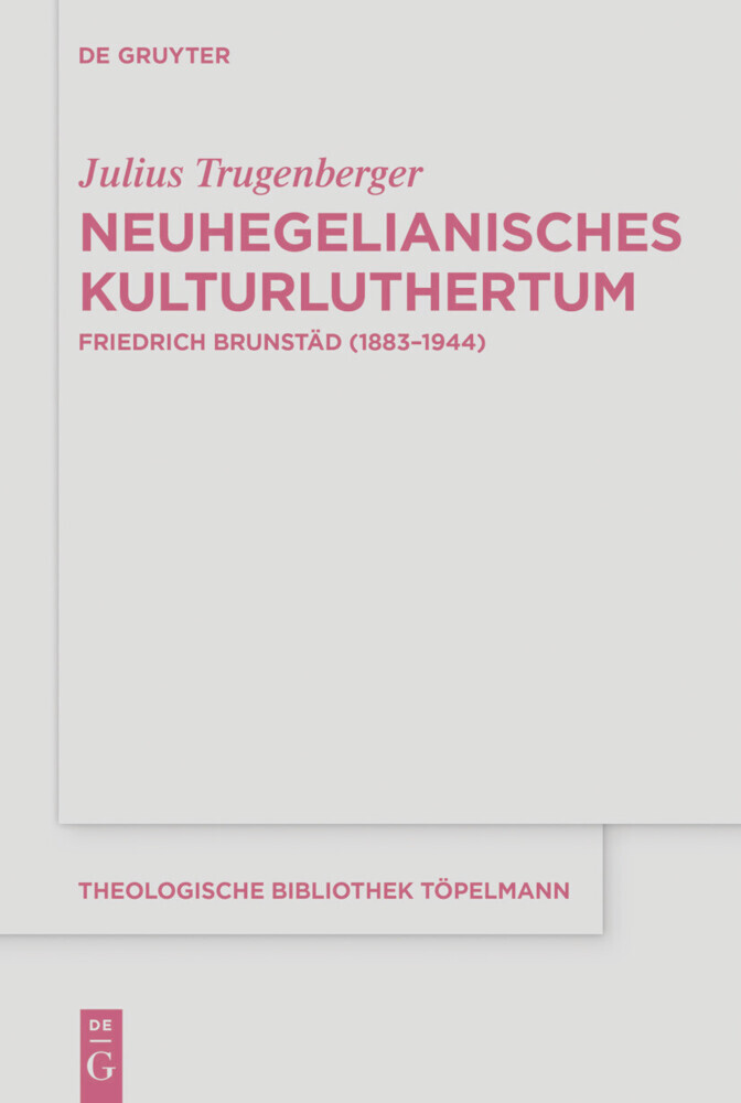 Neuhegelianisches Kulturluthertum main product photo