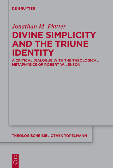 Divine Simplicity and the Triune Identity main product photo