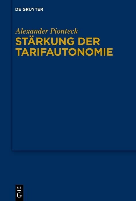 Stärkung der Tarifautonomie main product photo