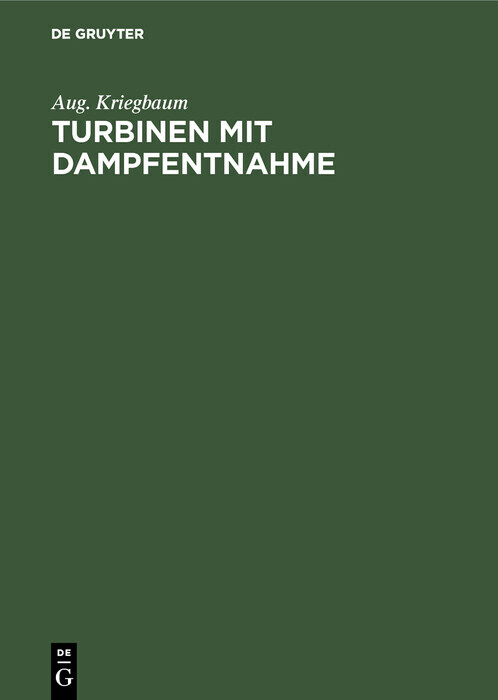 Turbinen mit Dampfentnahme main product photo
