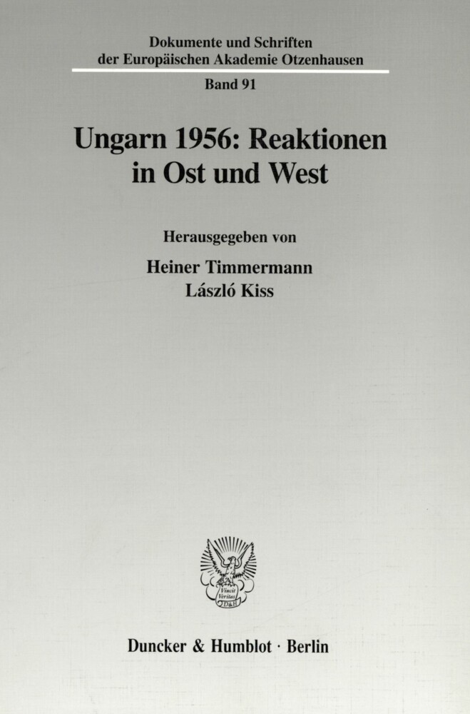 Ungarn 1956: Reaktionen in Ost und West. main product photo
