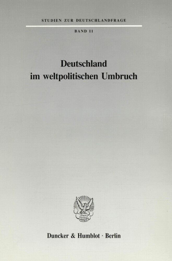 Deutschland im weltpolitischen Umbruch. main product photo