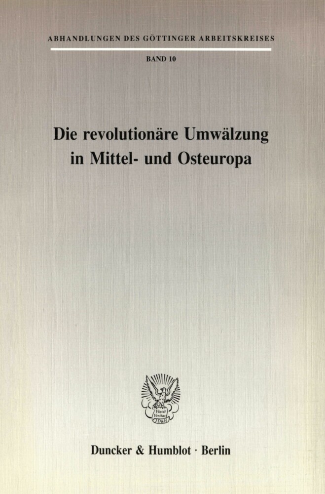 Die revolutionäre Umwälzung in Mittel- und Osteuropa. main product photo