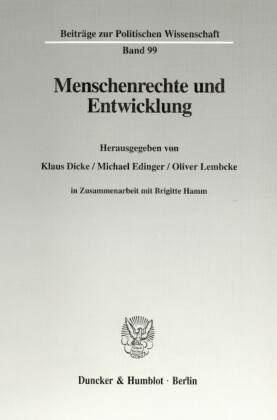 Menschenrechte und Entwicklung.