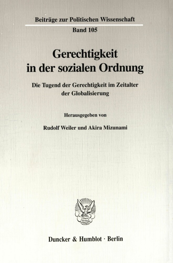 Gerechtigkeit in der sozialen Ordnung. main product photo