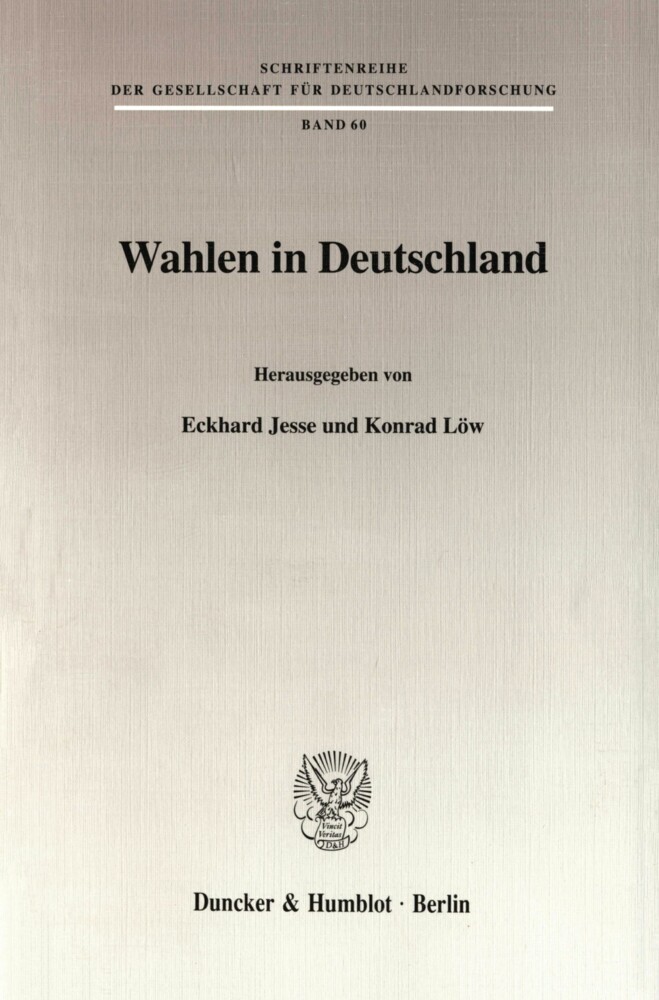 Wahlen in Deutschland. main product photo