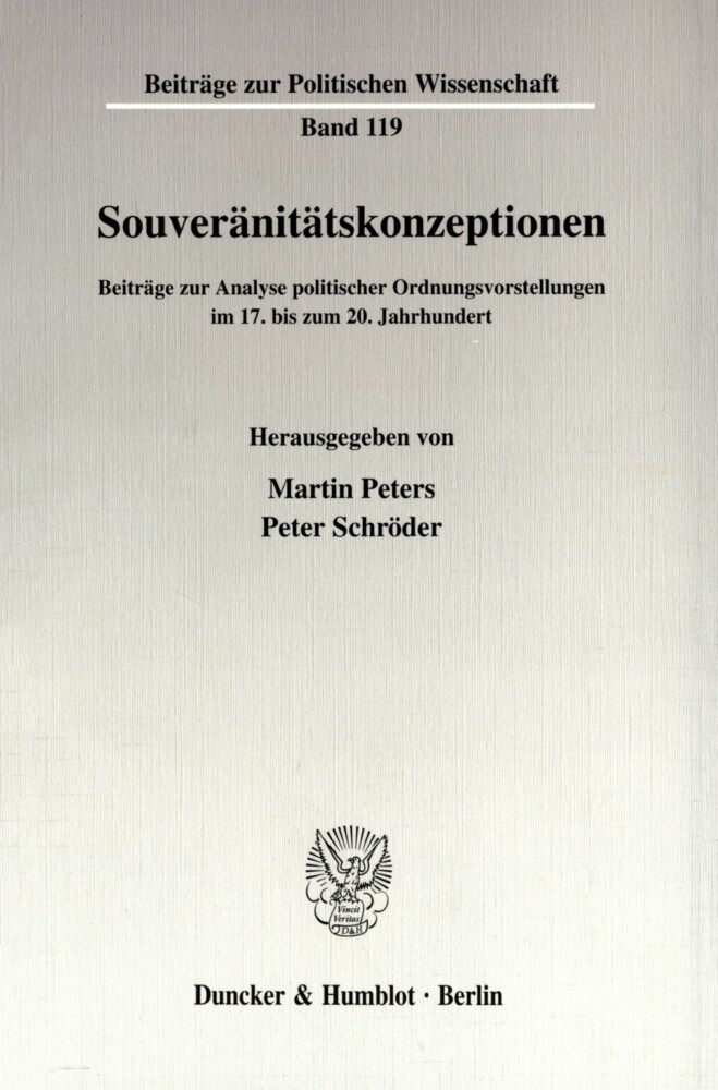 Souveränitätskonzeptionen. main product photo