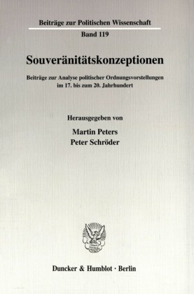 Souveränitätskonzeptionen.