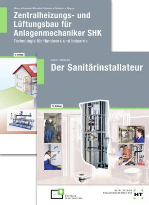 Paketangebot Der Sanitärinstallateur + Zentralheizungs- und Lüftungsbau für Anlagenmechaniker, m. 1 Buch