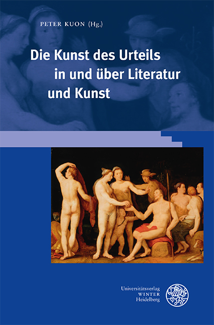 Die Kunst des Urteils in und über Literatur und Kunst main product photo