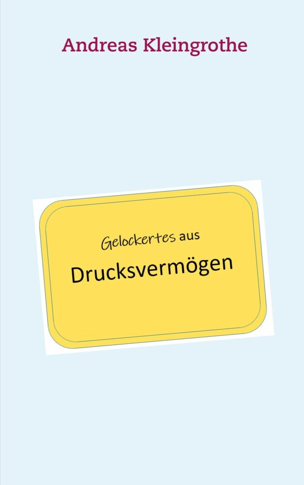 Gelockertes aus Drucksvermögen main product photo