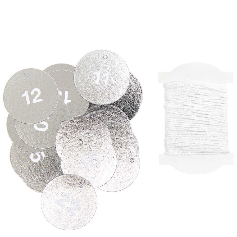Anhänger für Adventskalender, silber FSC MIX main product photo