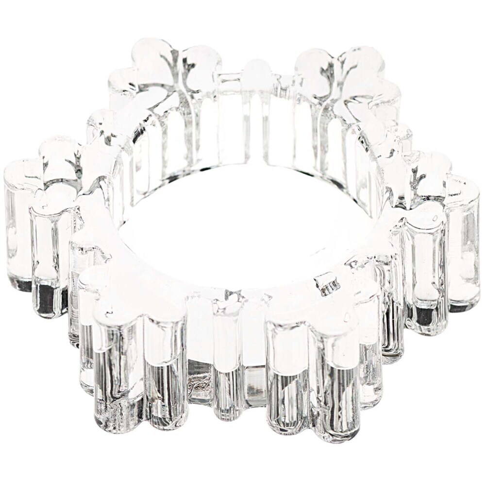 Teelichthalter Schneeflocke, Glas main product photo