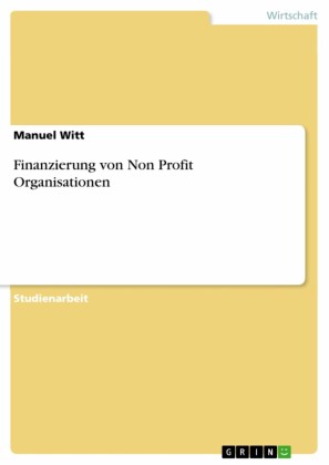 Finanzierung von Non Profit Organisationen