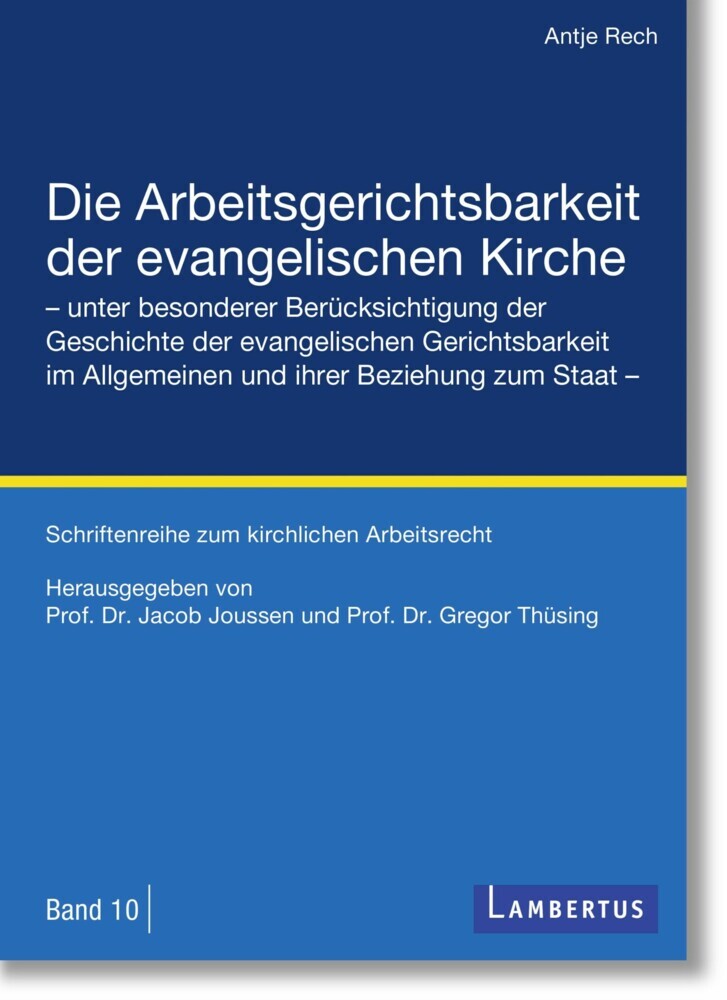 Die Arbeitsgerichtsbarkeit der evangelischen Kirche main product photo