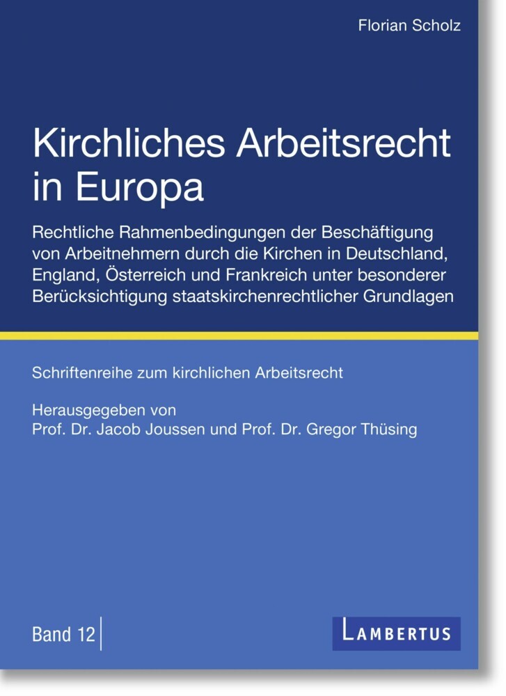Kirchliches Arbeitsrecht in Europa main product photo