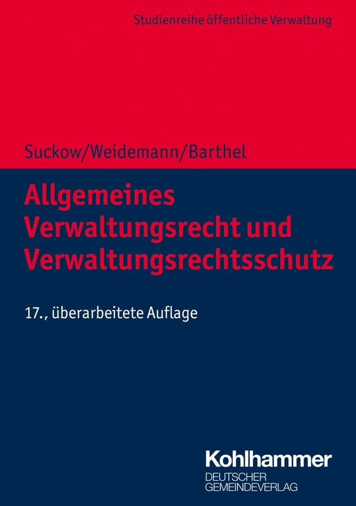 Allgemeines Verwaltungsrecht und Verwaltungsrechtsschutz main product photo