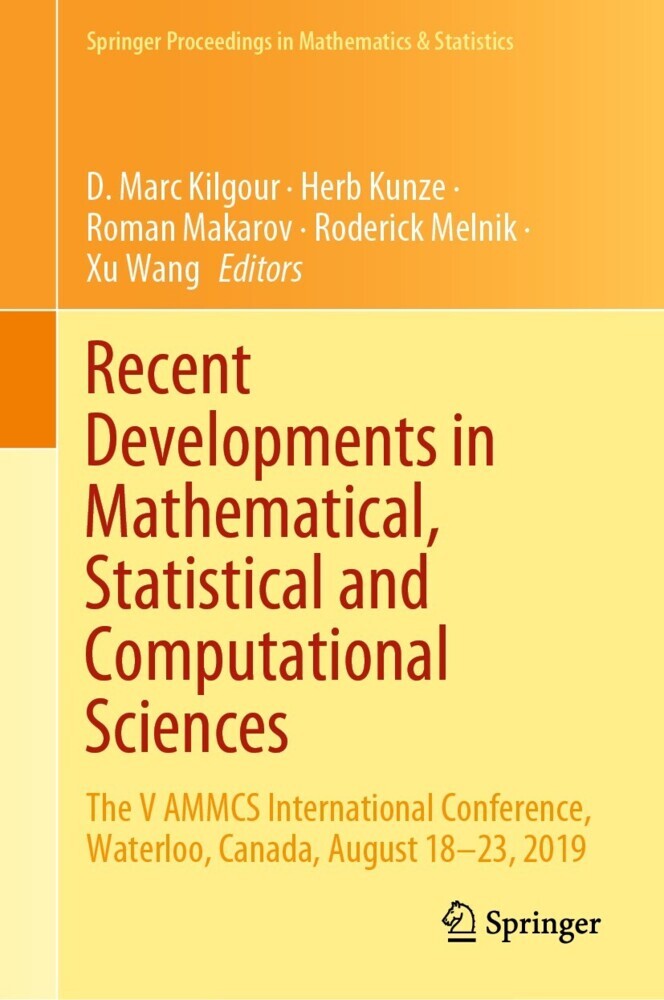 Recent Developments in Mathematical, Statistical and Computational Sciences main product photo
