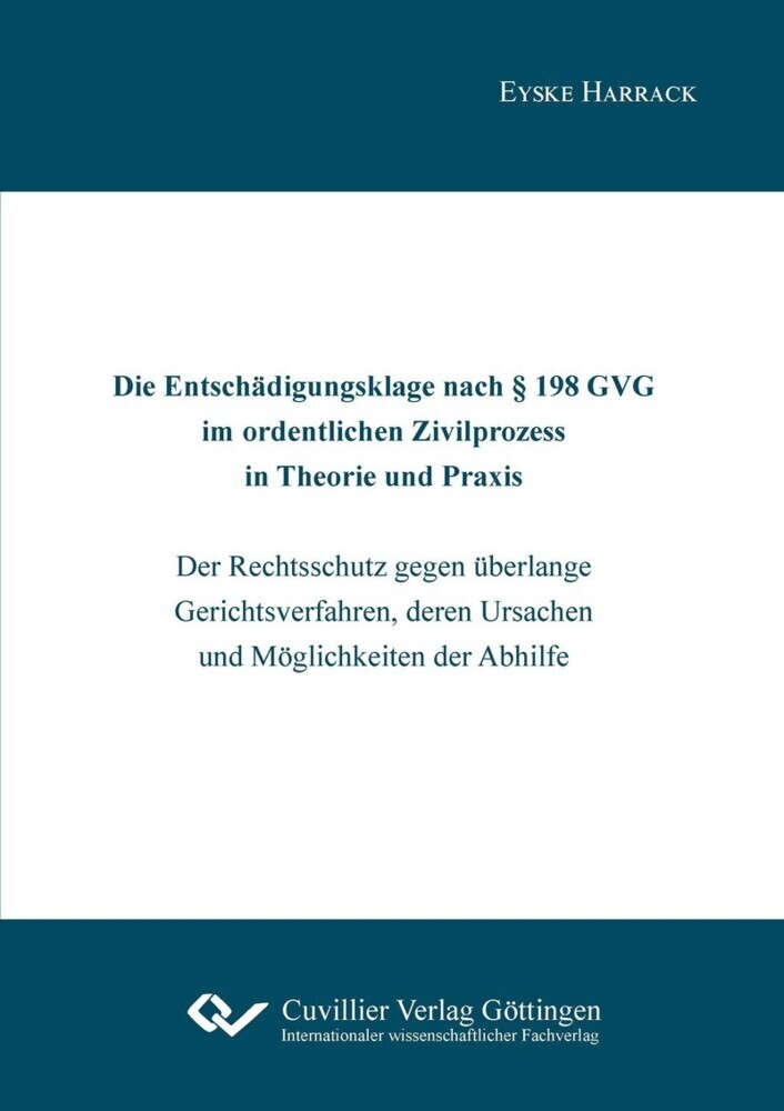 Die Entschädigungsklage nach § 198 GVG im ordentlichen Zivilprozess in Theorie und Praxis main product photo