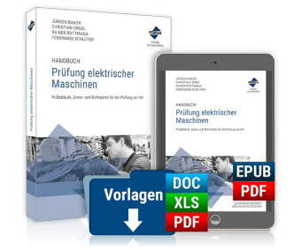 Handbuch Prüfung elektrischer Maschinen, m. 1 Beilage, m. 1 Buch, m. 1 Beilage