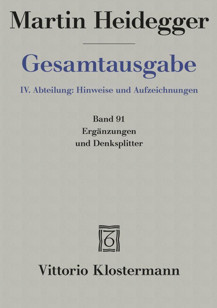 Ergänzungen und Denksplitter main product photo