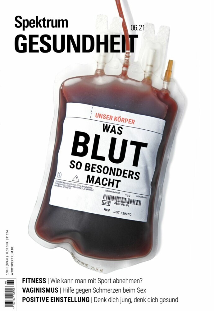 Spektrum Gesundheit 6/21 - Was Blut so besonders macht main product photo