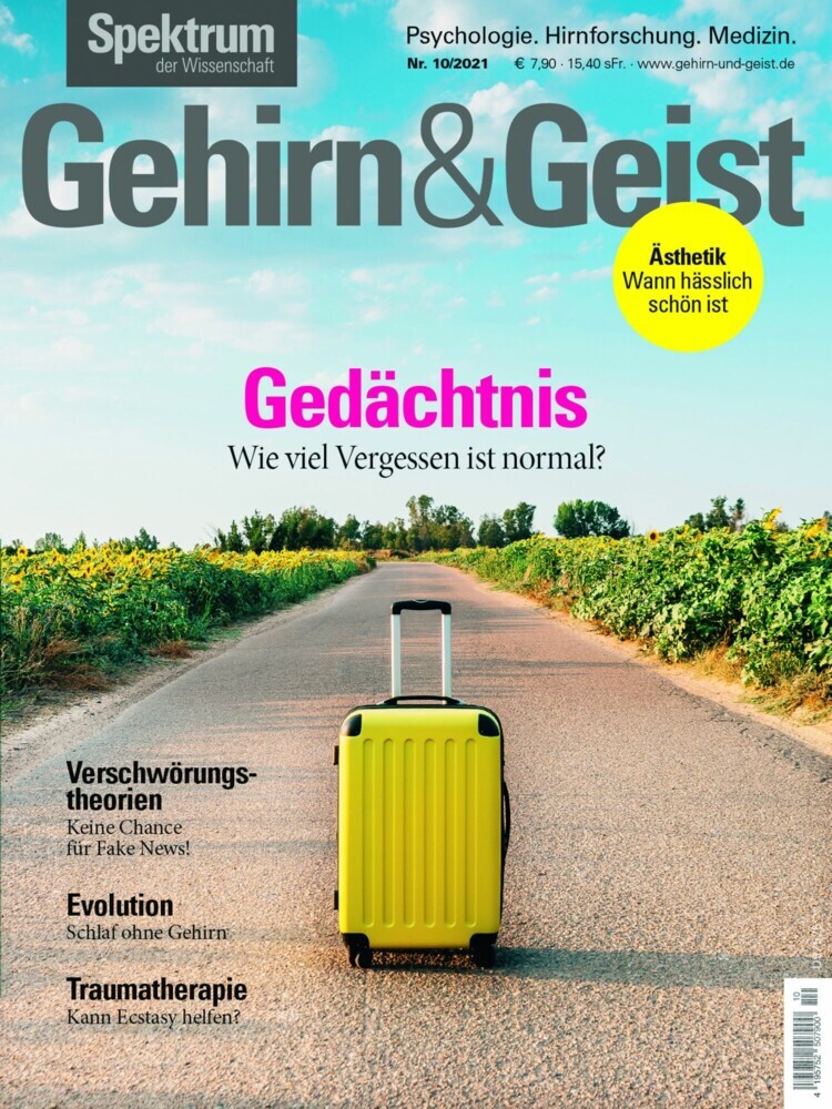 Gehirn&Geist 10/2021 Gedächtnis main product photo
