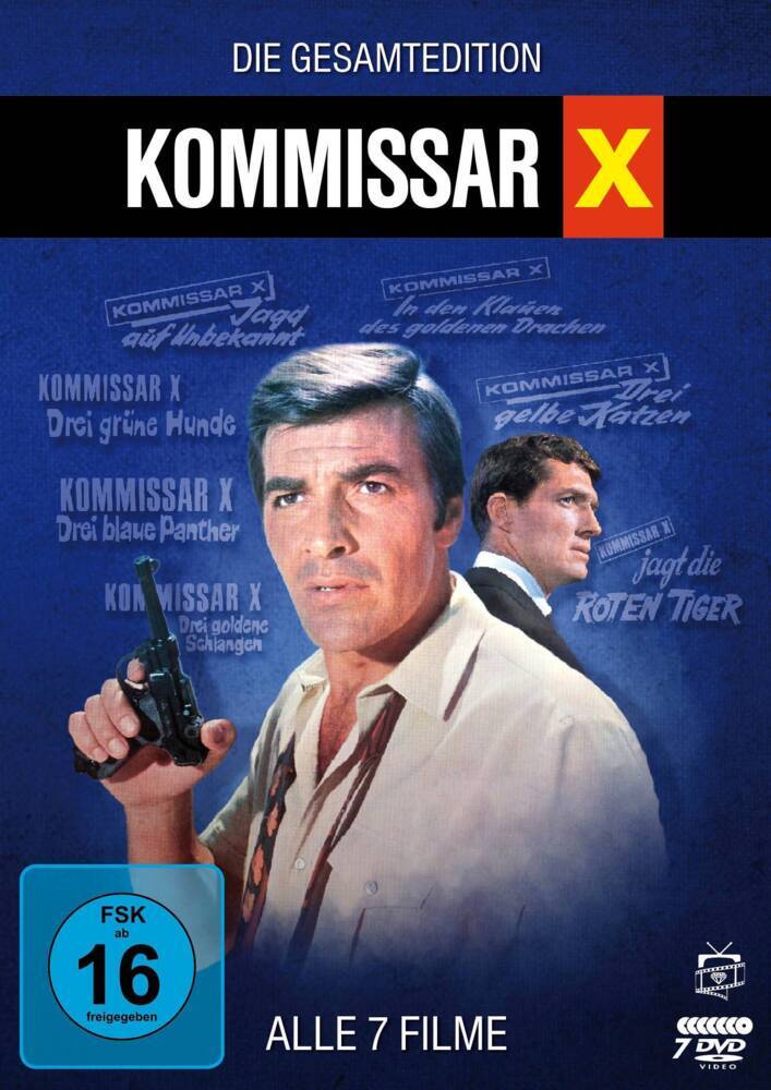 Kommissar X - Die Gesamtedition: Alle 7 Filme, 7 DVD main product photo