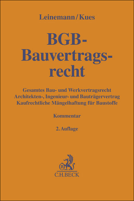 BGB-Bauvertragsrecht main product photo