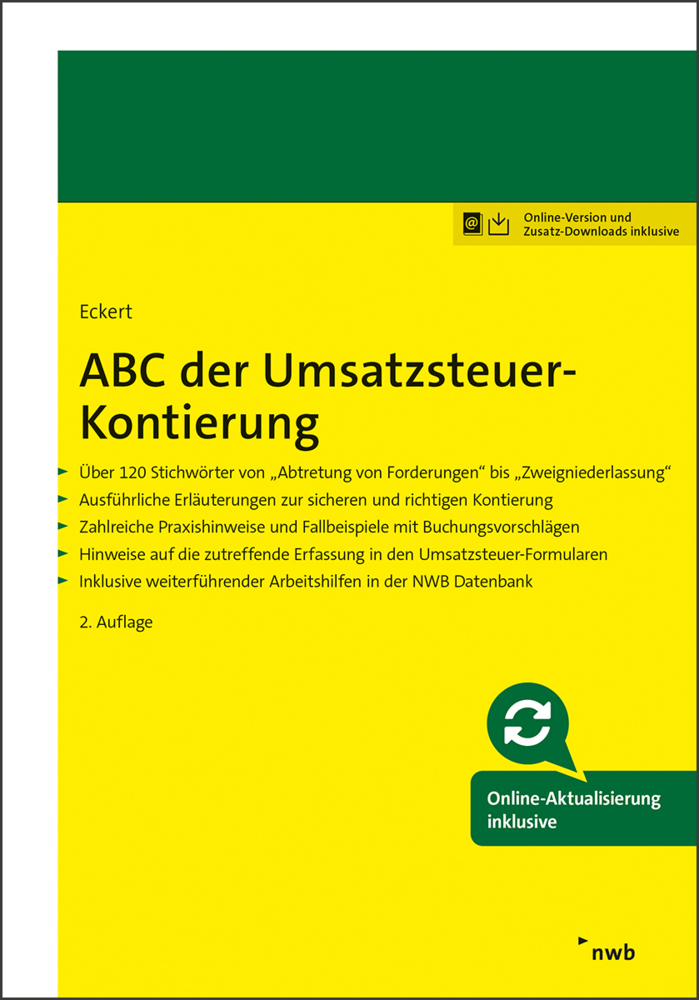 ABC der Umsatzsteuer-Kontierung main product photo