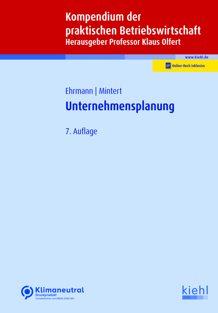 Kompendium der praktischen Betriebswirtschaft: Unternehmensplanung main product photo